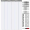 Vevor PVC juostų užuolaida 97 x 213 cm šaldikliui