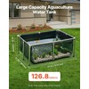 Vevor PVC žuvų tvenkinys su permatomu langeliu, 480L