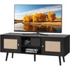 TV staliukas Vevor Rataninė TV spintelė 140 cm