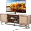 TV staliukas Vevor Rataninė TV spintelė 191 cm ąžuolo