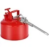 Vevor Raudona 9,5 L talpos saugos kuro kanistras