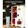 Vevor Raudonas 9.5 L benzino kanistras