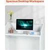 Vevor recepcijos stalelis baltas 118 cm