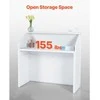 VEVOR recepcijos stalelis baltas 118 cm