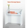 Vevor recepcijos stalelis baltas 118 cm