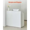 Vevor recepcijos stalelis baltas 118 cm