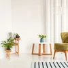 Relaxdays Reguliuojama gėlių kopėčių lentyna