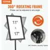 Vevor Reguliuojamas stovas plakatams 11x17 juodas
