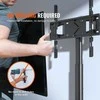 Laikiklis Vevor Reguliuojamas TV stovas su pasukama atrama