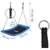 Relaxdays Išlenktos lizdo formos sūpynės 150 kg