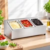 Relaxdays Nerūdijančio plieno ingredientų indeliai