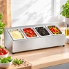 Relaxdays Nerūdijančio plieno ingredientų talpyklos