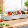 Relaxdays Nerūdijančio plieno ingredientų indai