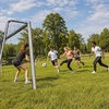 Relaxdays Plieniniai futbolo vartai