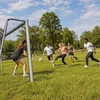 Relaxdays Plieniniai futbolo vartai
