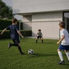 Relaxdays Plieniniai futbolo vartai