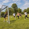 Relaxdays Plieniniai futbolo vartai