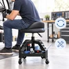 Relaxdays Reguliuojama dirbtuvių kėdutė su atlošu