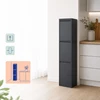 Relaxdays Šiukšliadėžė 3 skyrių 3x18 l
