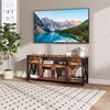 Relaxdays TV žema spintelė su daiktų laikymo vieta