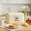 Relaxdays Retro stiliaus duoninė su dangčiu ir rankena