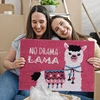 Kodustaar Rožinis kokoso pluošto durų kilimėlis su lama