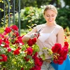 Relaxdays Rožių arka su varteliais