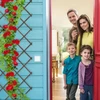 Relaxdays Rudos spalvos ištraukiamos grotelės, 3 vnt. rinkinys