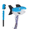 Relaxdays Ryklio piñata su lazda ir kauke