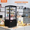 Vevor Šaldoma konditerijos vitrina 85L, 3 aukštų