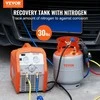 Vevor Šaldymo skysčio atgavimo 13,6kg balionas 400 PSI Y vožtuvas