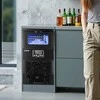 Vevor Kompaktiškas ledo gaminimo aparatas barams
