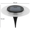 Saska Garden Saulės diskinė LED lempa, 28 LED