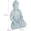 Relaxdays Sėdinti Budos figūrėlė 40 cm