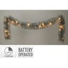 Christmas Decoration Sidabrinė dekoratyvinė girlianda 270 cm su LED