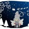 Saska Christmas sidabrinis kalėdinis angeliukas 7 cm