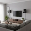 Relaxdays Sieninis garsiakalbių laikiklis, pora