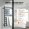 Vevor Sieninis juodas 10-strypų rankšluosčių šildytuvas