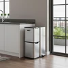 Relaxdays Šiukšliadėžė, 3 skyriai, 60 l