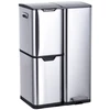 Relaxdays Šiukšliadėžė, 3 skyriai, 60 l