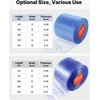 Vevor Skaidri PVC užuolaida 45,7 m x 30,5 cm
