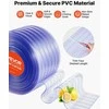 Vevor Skaidrios PVC juostų užuolaidos 30.8 m x 30.5 cm