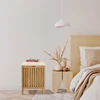 Relaxdays Skalbyklės krepšys su sėdyne