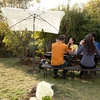 Relaxdays Skėčio stovas su ketaus imitacija