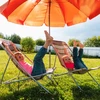 Relaxdays Skėtį laikantis įsmeigiamas inkaras į žemę