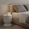 Relaxdays smėlio laikrodžio formos šoninis staliukas ir taburetė