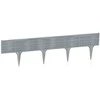 Prosperplast Dekoratyvinė tvorelė IBWI L390cm H18.6cm plastikinė/pilka