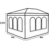Saska Garden Sodo pavėsinė su langais 3x4 m