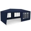 Saska Garden Sodo paviljonas 6x3 m mėlynas su sienomis
