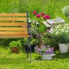 Relaxdays Sodo suoliukas su ketaus rėmu
